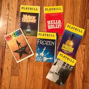 Playbill (recent shows, leave comments with ?s)